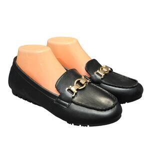 VERDASCO Black Loafers Flats Moccasin Penny Slip On Dress Work Shoes Comfort 8